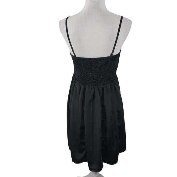 AMERICAN EAGLE! GORGEOUS GRAY SEQUINNED BODICE REMOVABLE STRAP MINI DRESS! SZ 12 - Picture 6 of 9